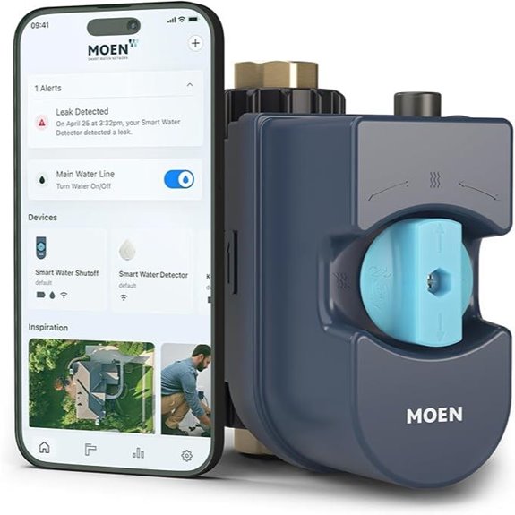 Moen Flo Wi-Fi Water Leak Detector and Shutoff