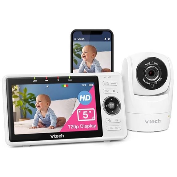 VTech WiFi Baby Monitor with 1080p Camera and App