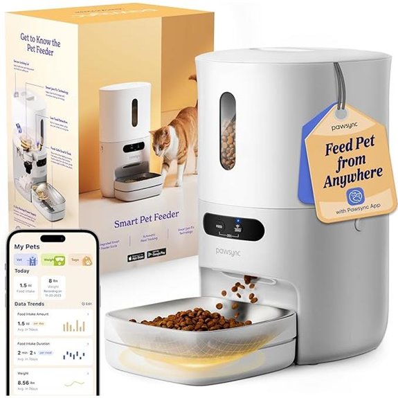 Smart Automatic Pet Feeder with WiFi & App Control