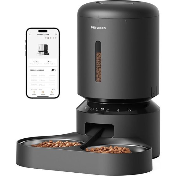 PETLIBRO Automatic Cat Feeder with WiFi and Dual Bowls