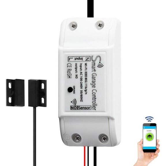 Smart WiFi Garage Door Opener with App Control