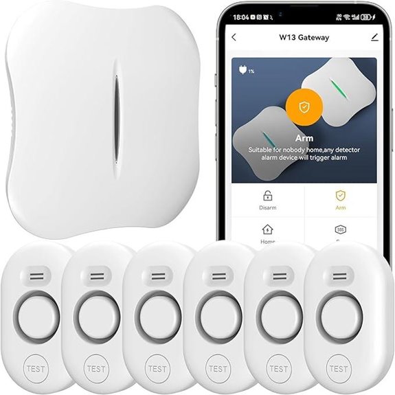 WiFi Water Leak Detector with App Alerts