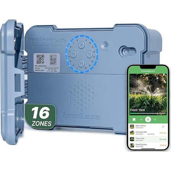 ImoLaza 16-Zone WiFi Sprinkler Controller with App