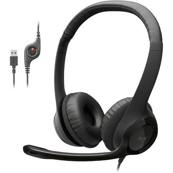 Logitech H390 Wired Headset with Microphone