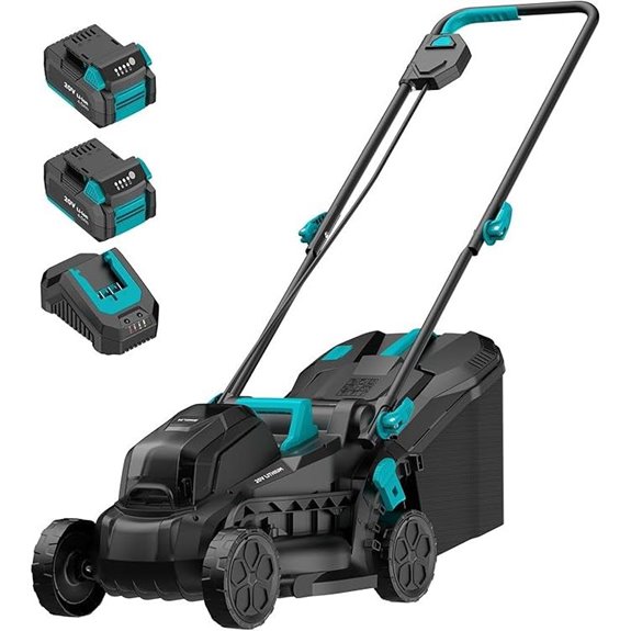Cordless Electric Lawn Mower with Brushless Motor