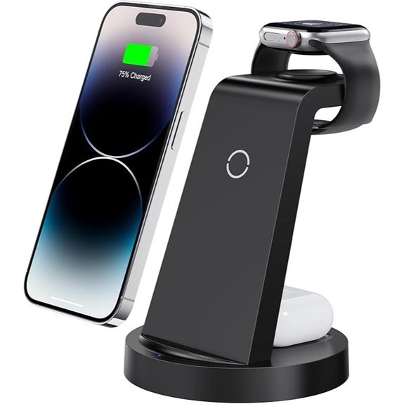 3-in-1 Wireless Charging Station for iPhone & Apple Watch