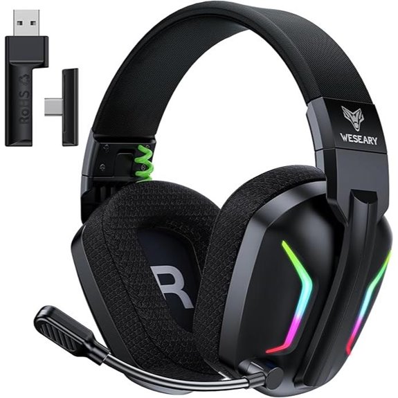Wireless Gaming Headset for PS5 PS4 PC Switch