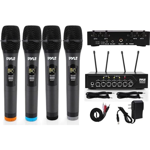 Pyle Wireless Microphone System for Karaoke and Events
