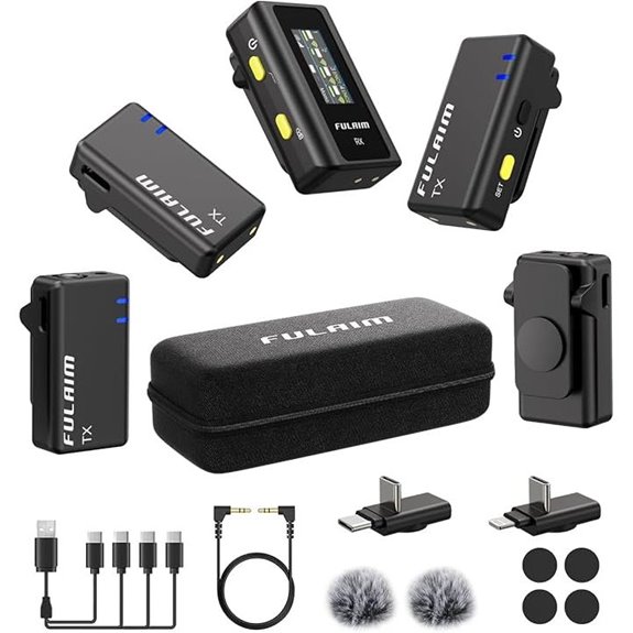 FULAIM X6 Wireless Lavalier Microphone System