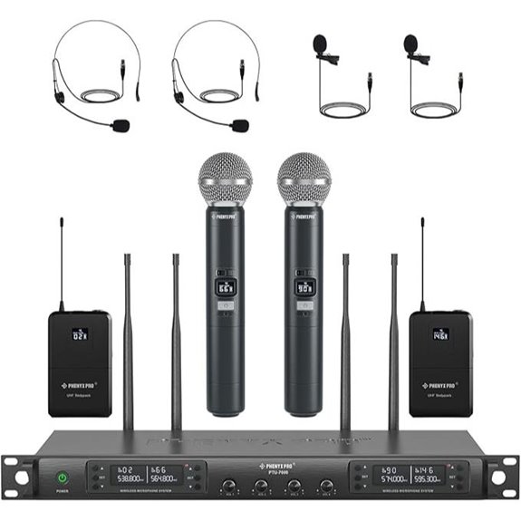 Phenyx Pro 4-Channel Wireless Microphone System