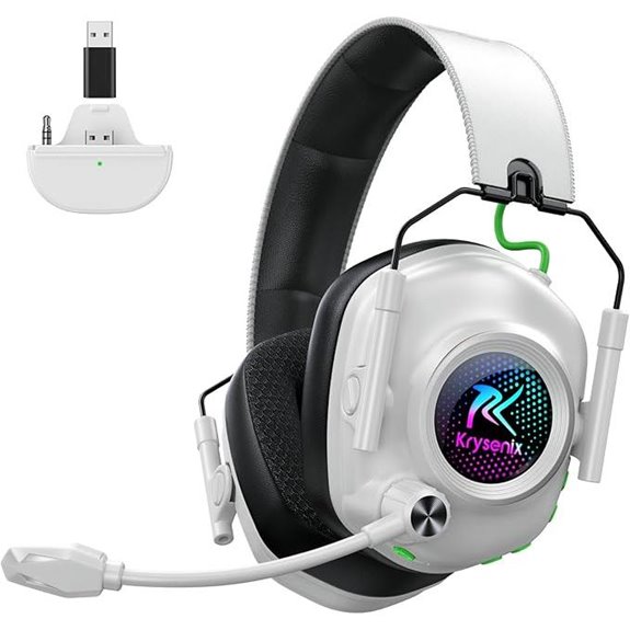 Wireless Gaming Headset with Noise Canceling Mic