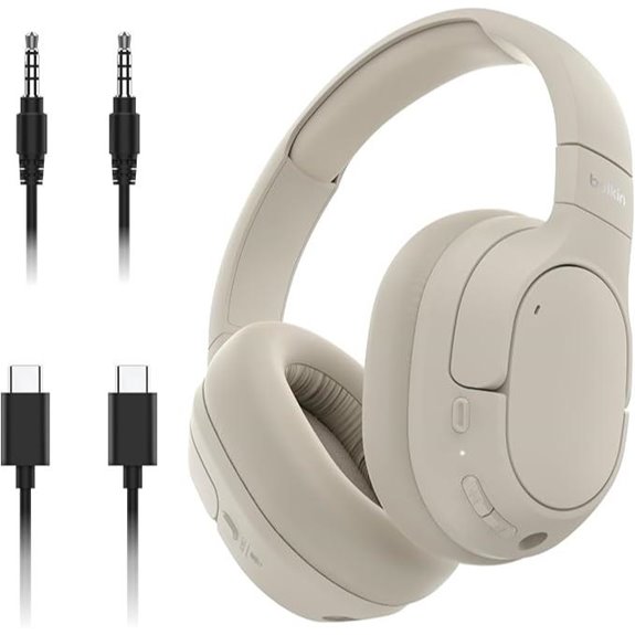Belkin SoundForm Isolate Bluetooth Headphones with Noise Cancellation