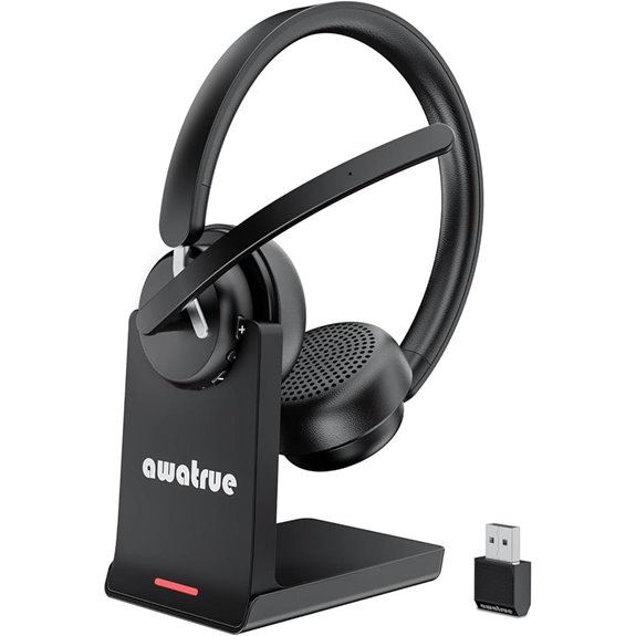 Wireless Bluetooth Headset with Noise Cancelling Microphone