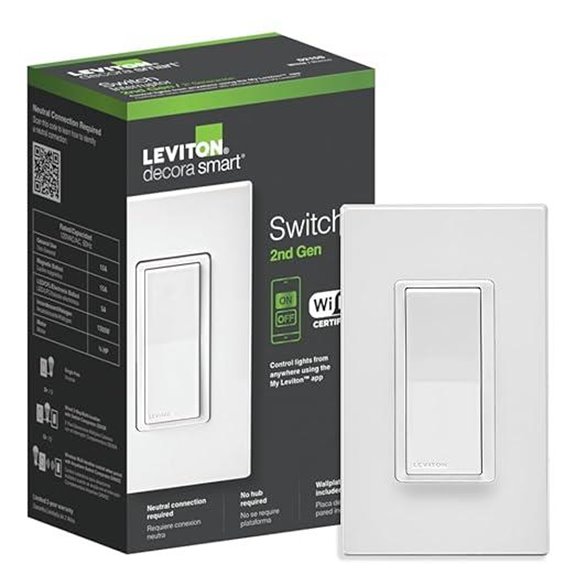 Leviton Decora Wi-Fi Smart Switch (2nd Gen)