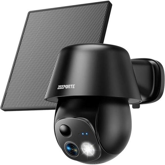 Wireless Solar Security Camera with Motion Detection