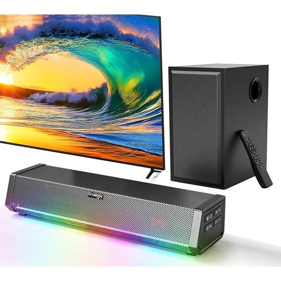 wireless soundbar with subwoofer
