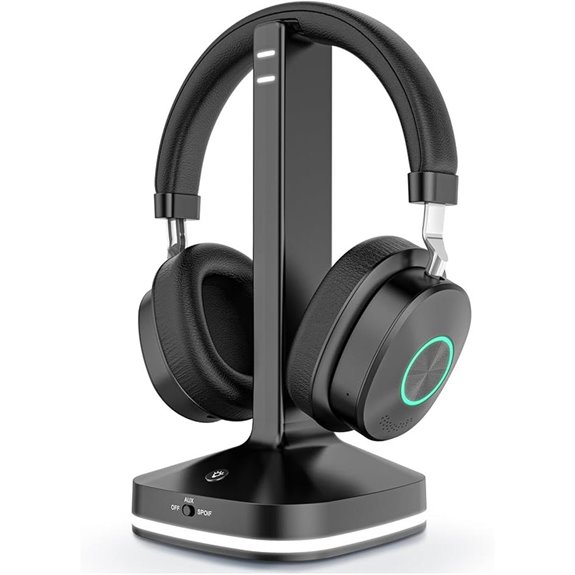 Wireless TV Headphones with Transmitter and Multiple Modes