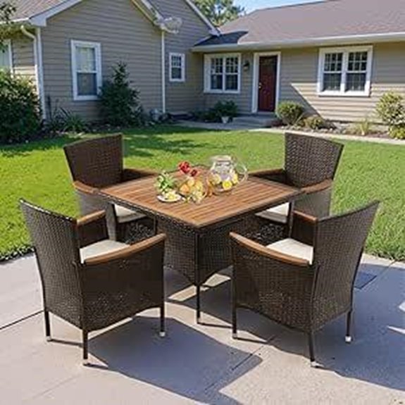 wisteria lane rattan dining