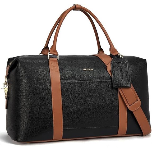 BOSTANTEN Women's Leather Weekender Duffle Bag