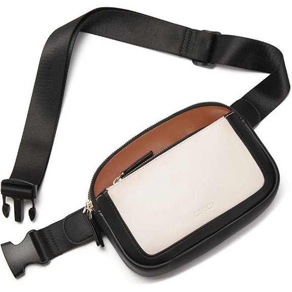 CLUCI Women's Mini Crossbody Vegan Leather Fanny Pack