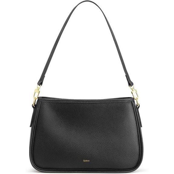 Kattee Women's Leather Crossbody Bag with Removable Straps