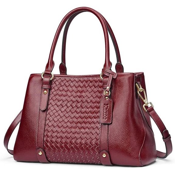 Kattee Women's Genuine Leather Satchel Bag