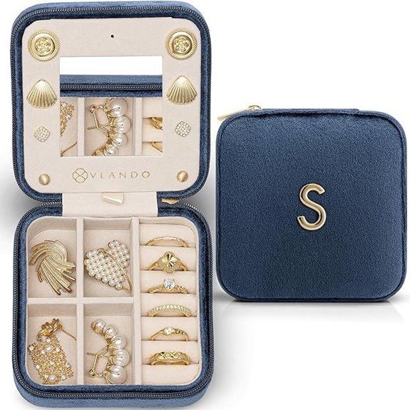 Vlando Travel Jewelry Organizer for Women