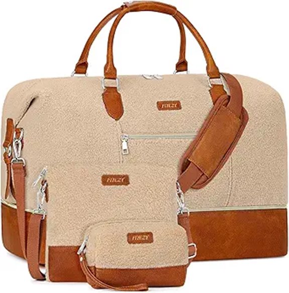 Weekender Bag for Women with Shoe Compartment