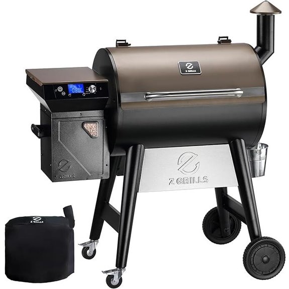 Z GRILLS Wood Pellet Grill Smoker 7002C