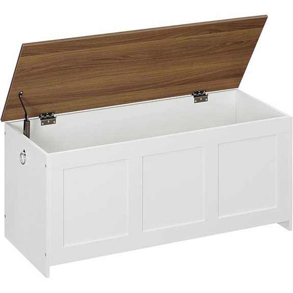 wooden chest with lift top