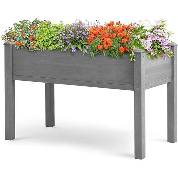 SoliWood Raised Garden Bed with Legs