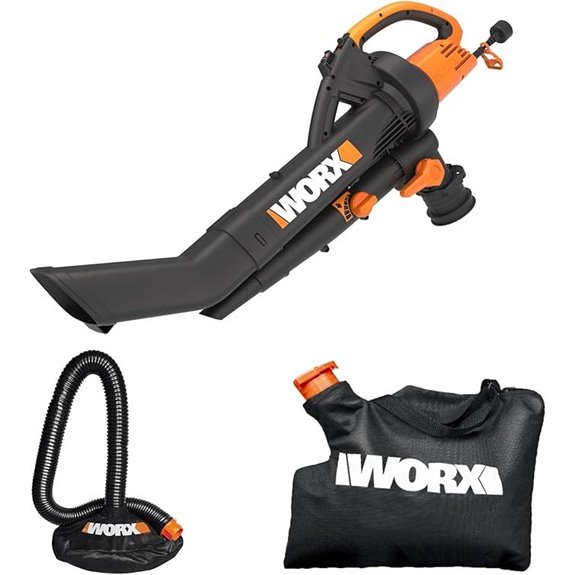 WORX Trivac 3-in-1 Electric Leaf Blower (WG505.2)