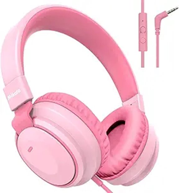 Kids' Volume-Limited Wired Headphone with Microphone