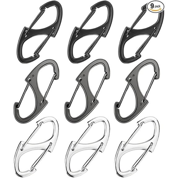 9Pcs Zipper Lock Clips for Bags and Luggage