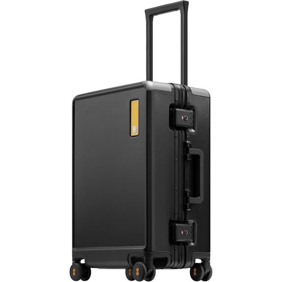 LEVEL8 Zipperless 20-Inch Hard Shell Carry-On Luggage