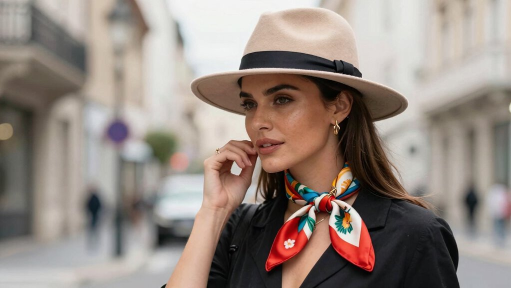 accessorize with scarves and jewelry