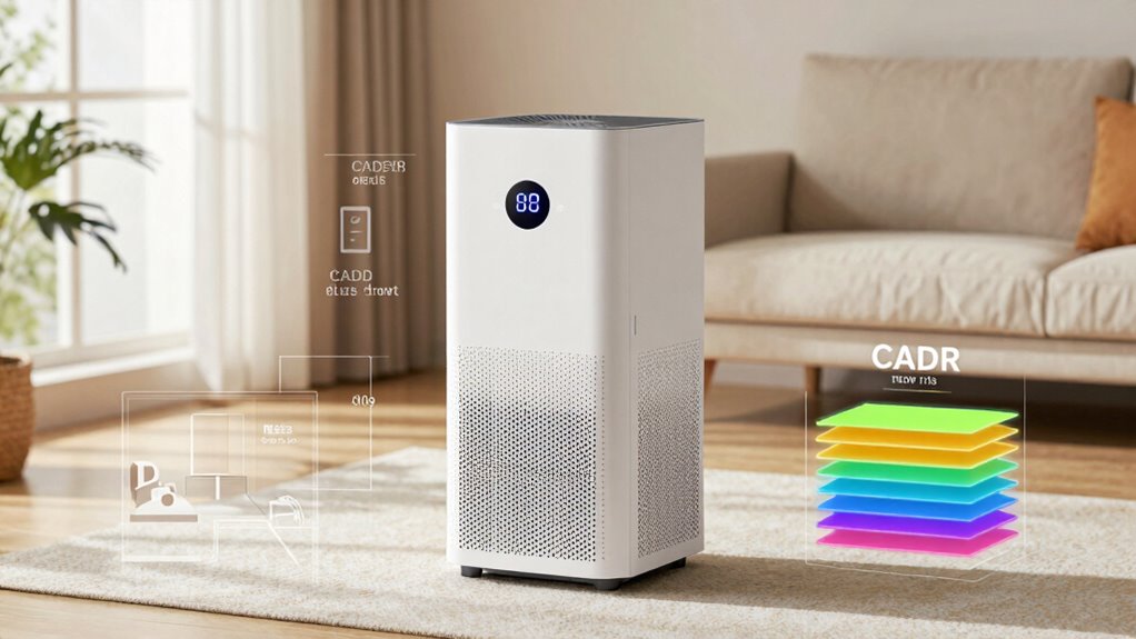 air purifier performance metrics