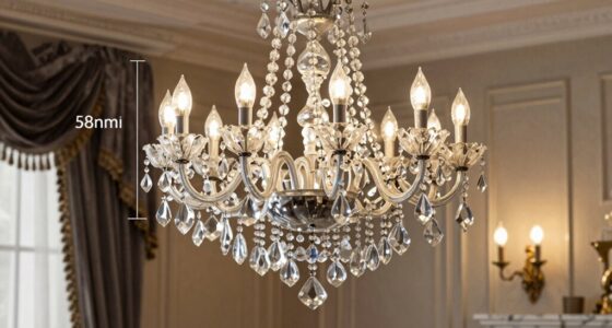 chandelier size calculation guide