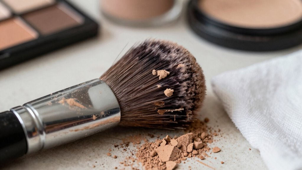 clean brushes prevent breakouts