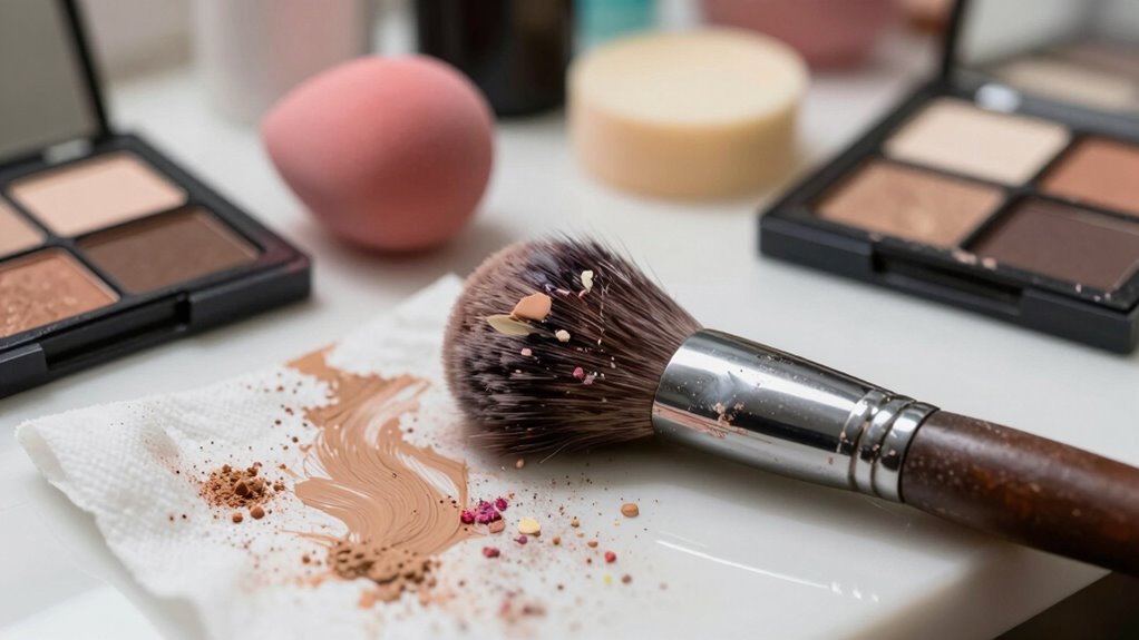 clean brushes prevent infections