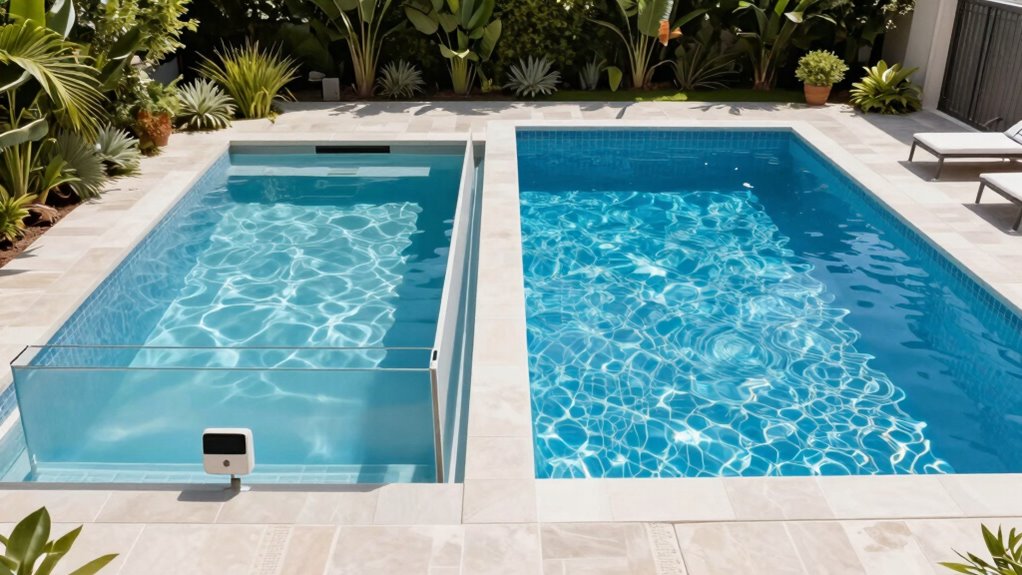 compact in place swimming system