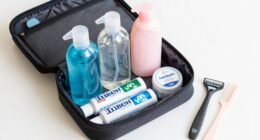 compact tsa approved toiletry bag