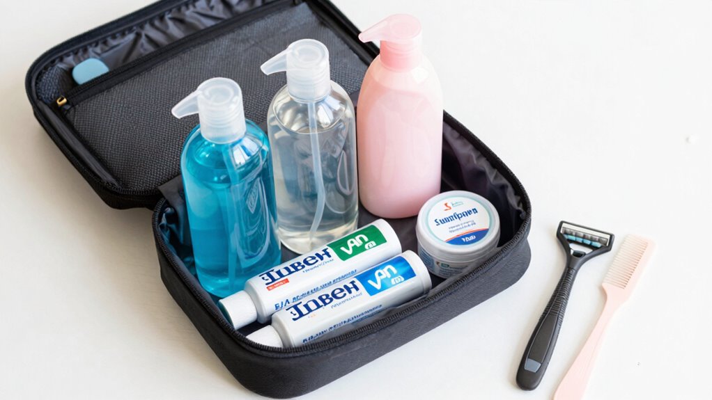 compact tsa approved toiletry bag
