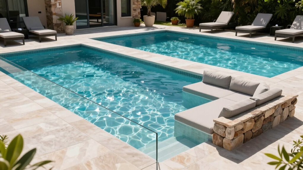 customizable pool features