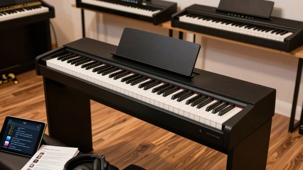 digital piano selection criteria