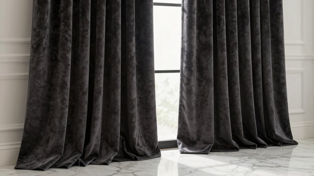 elevate with floor length curtains