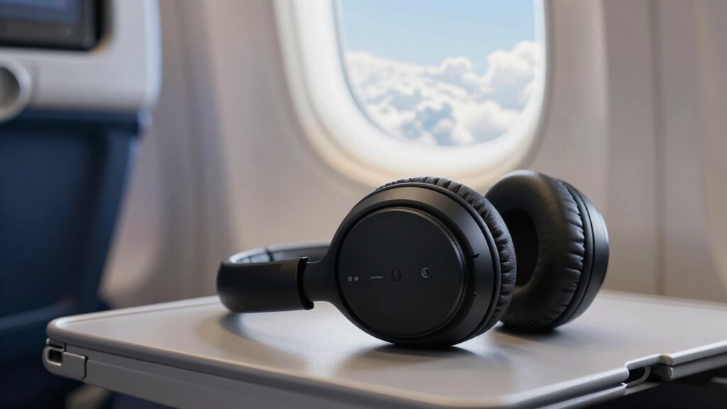 flight noise canceling headphones