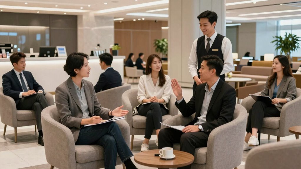 handle disruptions with courtesy