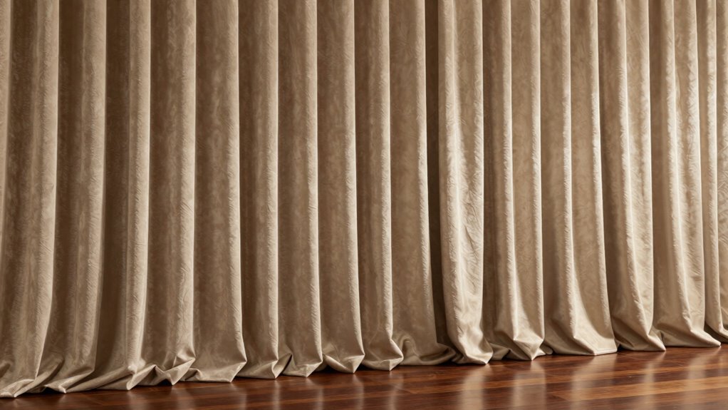 hang curtains floor length