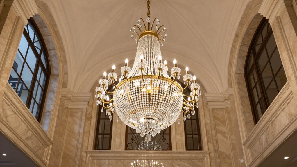 high ceiling chandelier considerations